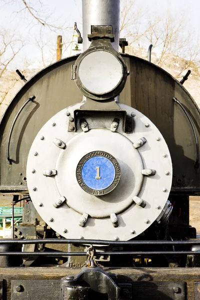 Деталь пар локомотив, Залізничний музей Колорадо, США — стокове фото