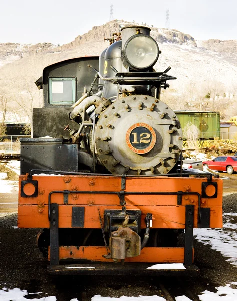 Lokomotif için colorado demiryolu Müzesi, ABD kök — Stok fotoğraf