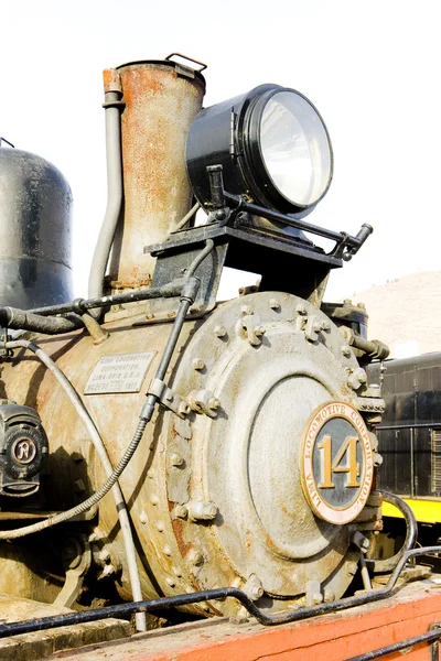 Részlet a gőzmozdony, colorado railroad museum, Amerikai Egyesült Államok — Stock Fotó
