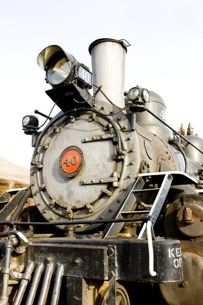 Detalhe da locomotiva a vapor, Colorado Railroad Museum, EUA — Fotografia de Stock