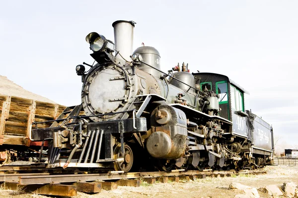 Stem locomotive in Colorado Railroad Museum, USA — Stock Photo, Image
