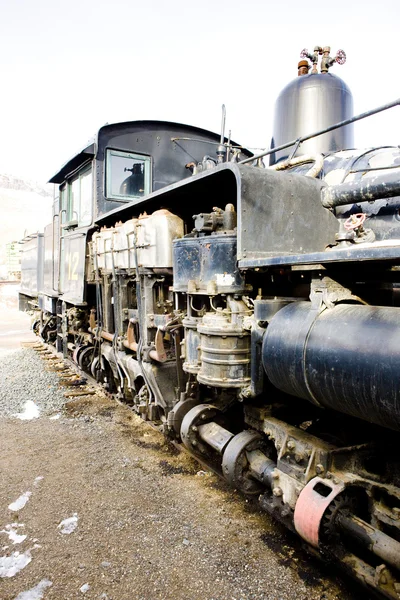 干机车在科罗拉多州铁路博物馆，美国 — 图库照片