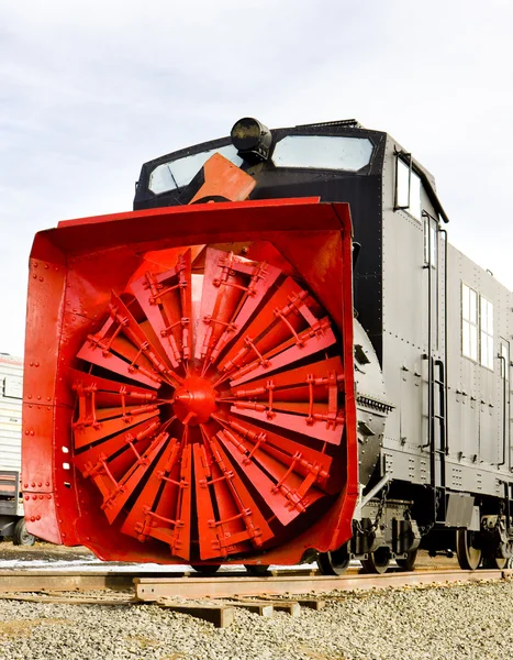 Železniční pluh, železniční muzeum colorado, usa — Stock fotografie