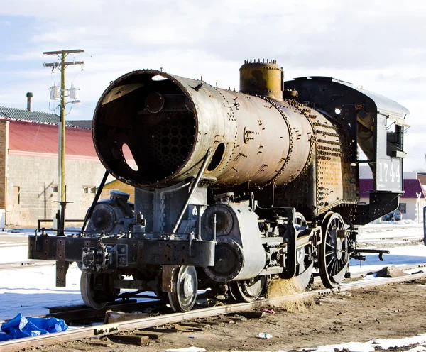 蒸気機関車、アラモサ, コロラド州, アメリカ合衆国の一部 — ストック写真