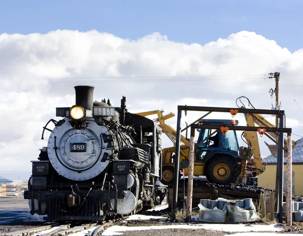 クンブレス ・ アンド ・ トルテック族の狭いゲージの鉄道、antonito、コロラド州、私たち — ストック写真