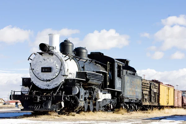 Cumbres and Toltec Narrow Gauge Railroad, Antonito, Colorado, EE.UU. — Foto de Stock