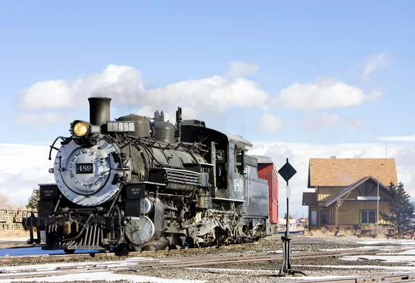 Cumbres and Toltec Narrow Gauge Railroad, Antonito, Colorado, États-Unis — Photo