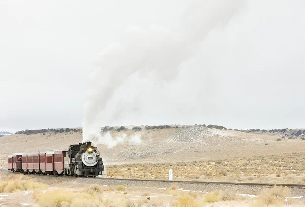 クンブレス ・ アンド ・ トルテック族の狭いゲージの鉄道、コロラド州、米国 — ストック写真