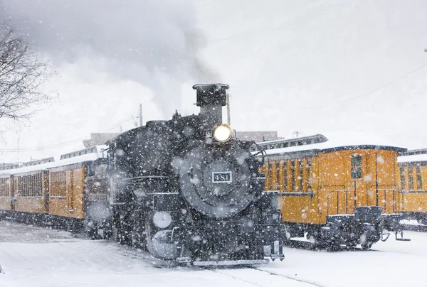 杜兰戈和西弗敦窄轨铁路，科罗拉多州，美国 — 图库照片