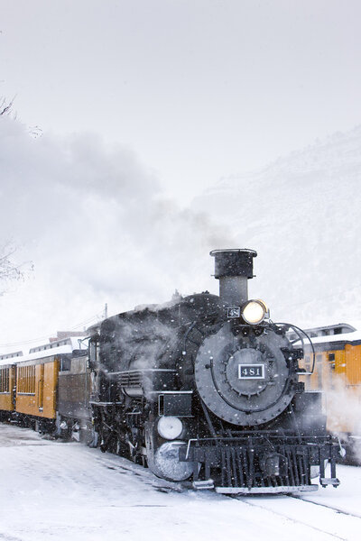Durango and Silverton Narrow Gauge Railroad, Колорадо, США
