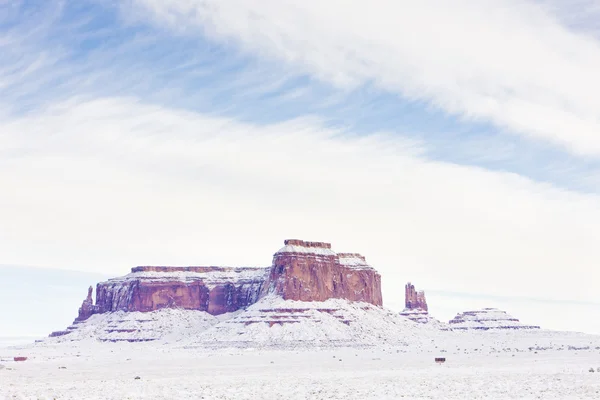 Monument Valley National Park in winter, Utah-Arizona, USA — Stock Photo, Image