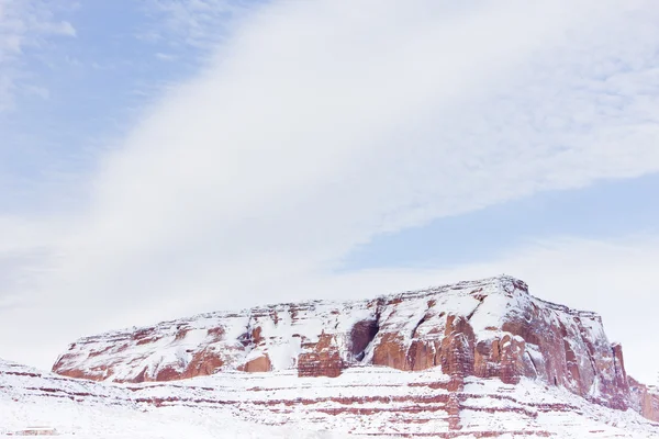 Monument Valley National Park no inverno, Utah-Arizona, EUA — Fotografia de Stock