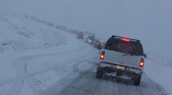 Зима на дорогах, Аризона, США — стоковое фото