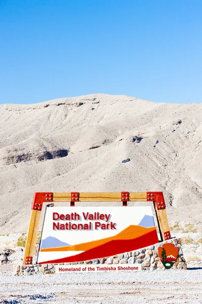 Entrada, Parque Nacional del Valle de la Muerte, California, EE.UU. — Foto de Stock