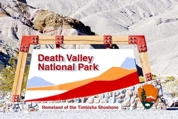 Giriş, ölüm Vadisi Milli Parkı, Kaliforniya, ABD — Stok fotoğraf