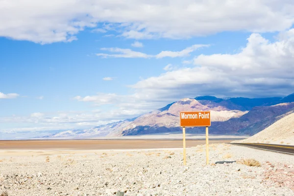 Mormon Point, Death Valley National Park, Califórnia, EUA — Fotografia de Stock