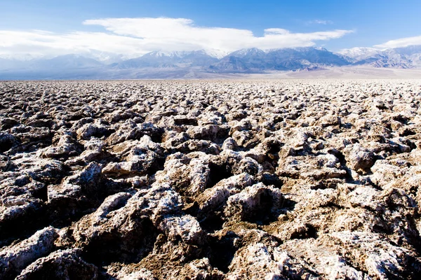 stock image Devil's Golf Course, Death Valley National Park, California, USA