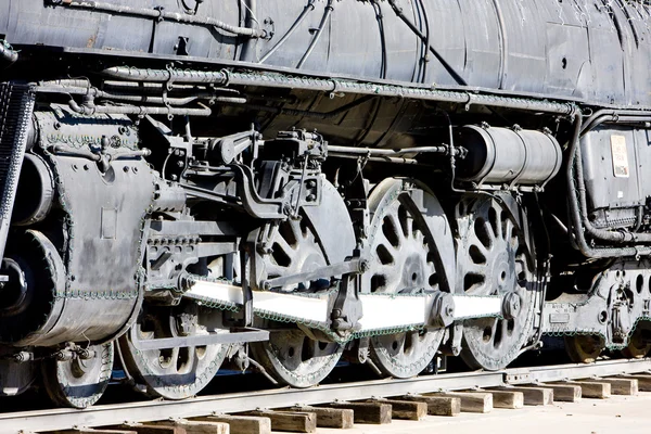 Detalhe da locomotiva a vapor, Kingman, Arizona, EUA — Fotografia de Stock
