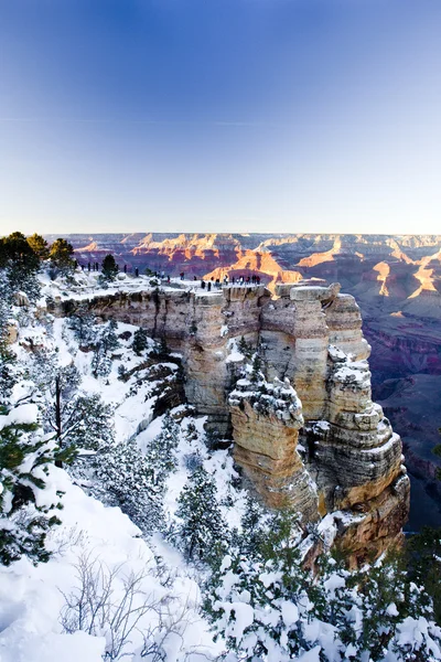 Grand Canyon National Park in winter, Arizona, USA — Stock Photo, Image