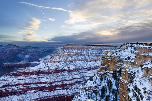 Grand Canyon National Park in de winter, Arizona, Verenigde Staten — Stockfoto