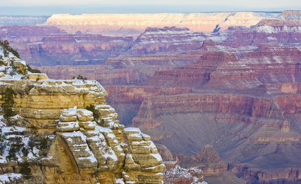 Grand Canyon National Park in de winter, Arizona, Verenigde Staten — Stockfoto