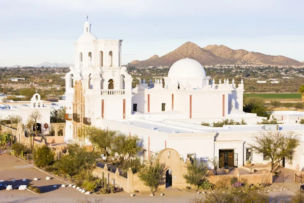 Missão San Xavier del Bac, Arizona, EUA — Fotografia de Stock
