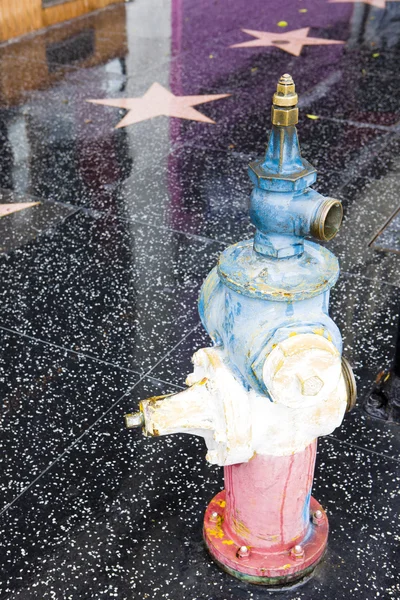 Hollywood walk van roem, los angeles, Californië, usa — Stockfoto