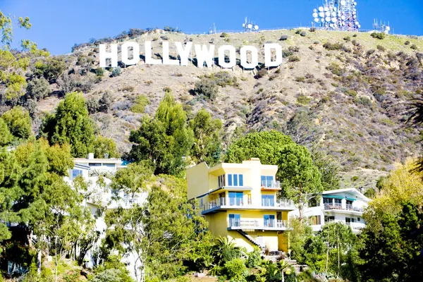 Hollywood Sign, Los Angeles, Califórnia, EUA — Fotografia de Stock