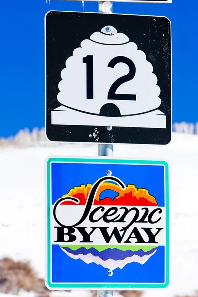 Сценарная дорога номер 12, Юта, США — стоковое фото