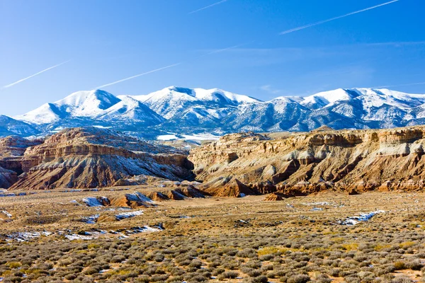 Paysage hivernal de l'Utah près du lac Powell, États-Unis — Photo