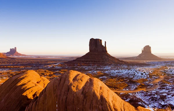 Az ujjatlan, a monument valley nemzeti park, a utah-arizona, usa — Stock Fotó