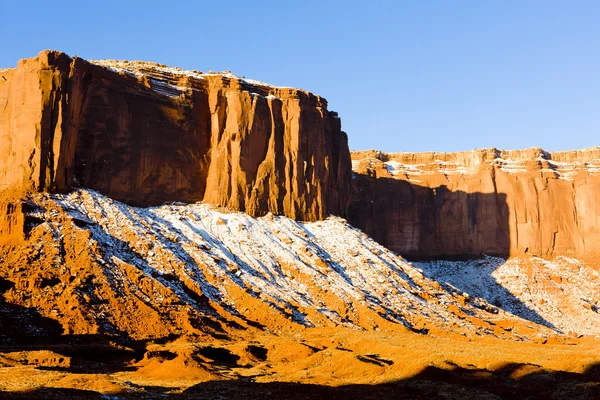Mitchell mesa, pomnik valley national park, utah, arizona, Stany Zjednoczone Ameryki — Zdjęcie stockowe
