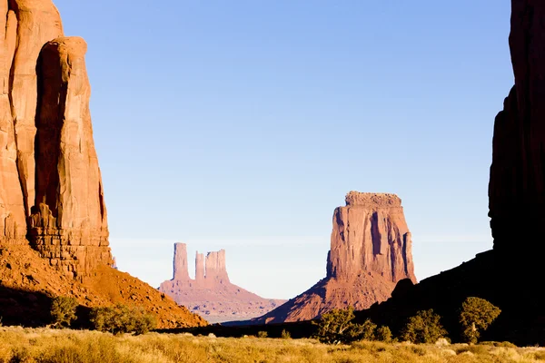 Az északi ablak, a monument valley nemzeti park, a utah-arizona, u — Stock Fotó
