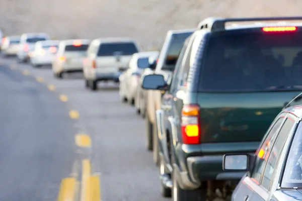 交通堵塞，亚利桑那州，美国 — 图库照片