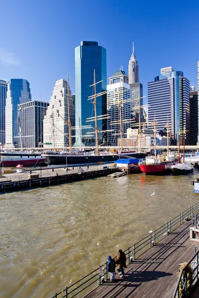 Pier 17, Manhattan, Nova Iorque, EUA — Fotografia de Stock