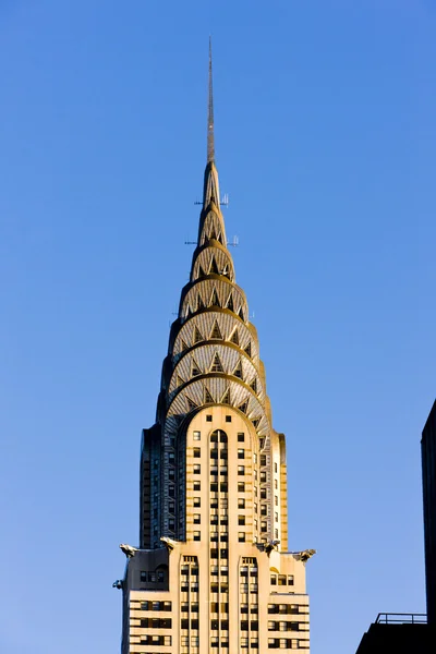 Detail van chrysler gebouw, manhattan, new york city, Verenigde Staten — Stockfoto