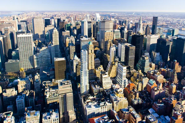 Veduta di Manhattan dall'Empire State Building, New York , — Foto Stock