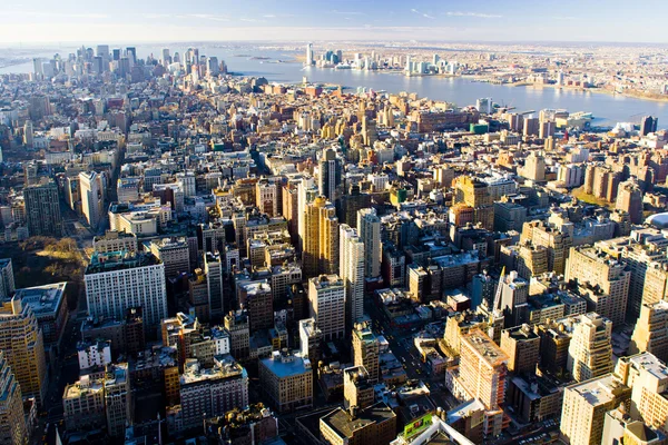 Vue de Manhattan depuis l'Empire State Building, New York , — Photo