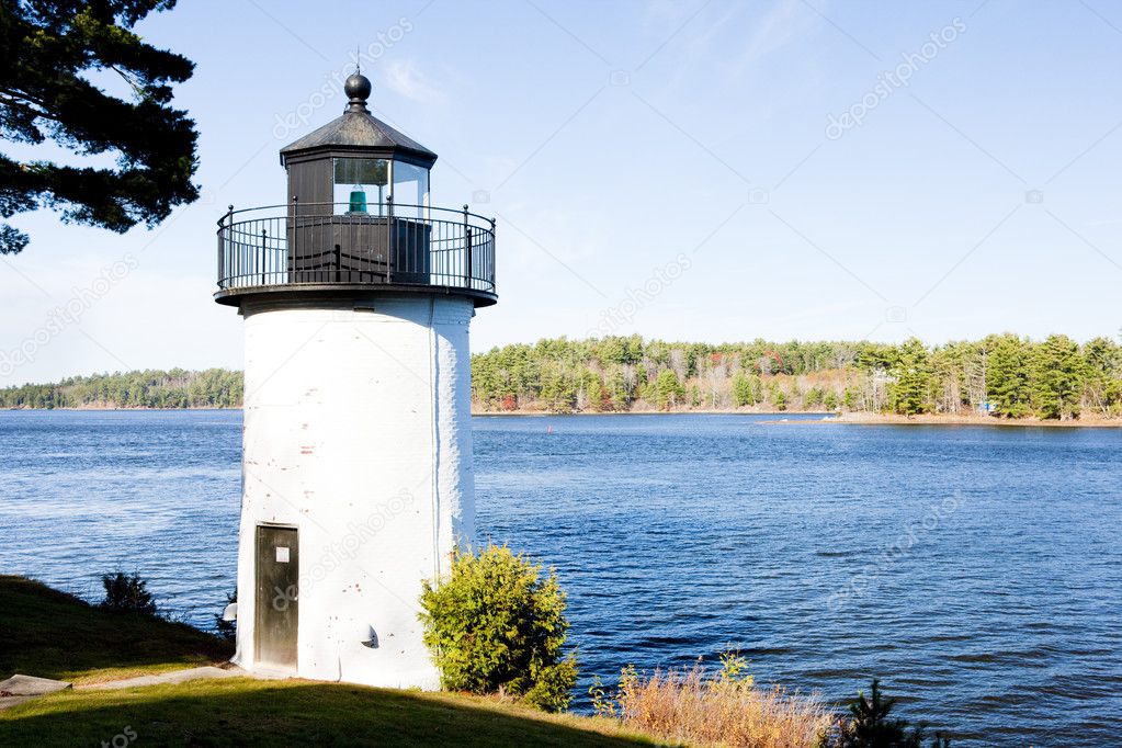 Whitlocks Mill Lighthouse, Calais, Maine, USA