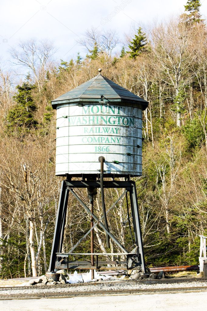Water tank, Mount Washington Cog Railway, Bretton Woods, New Ham