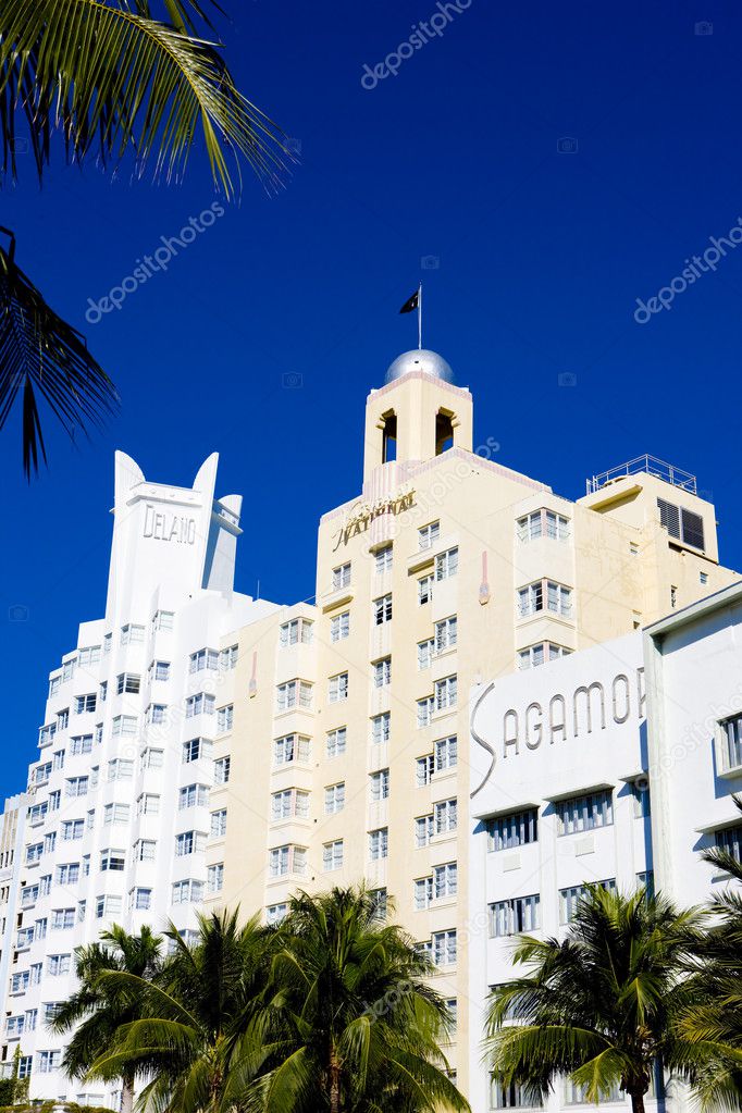 The Art Deco District, Miami Beach, Florida, USA