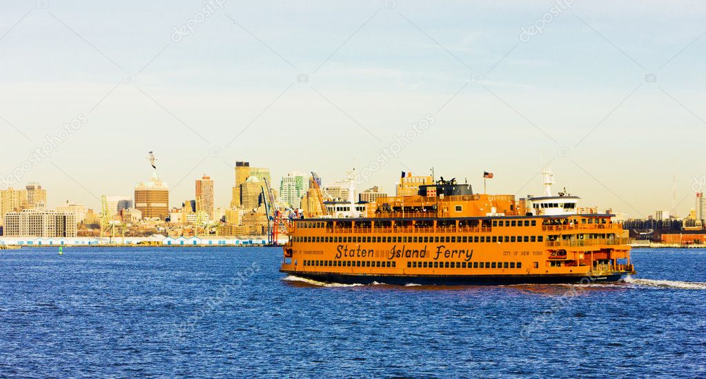Ferry for Staten Island, New York, USA