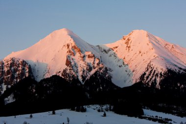 belianske tatry (belianske tatras) kış, Slovakya