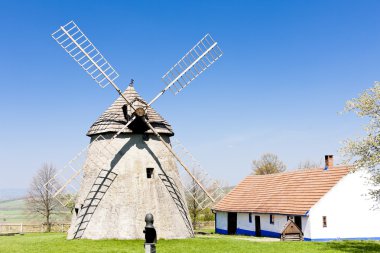 Windmill, Kuzelov, Czech Republic clipart