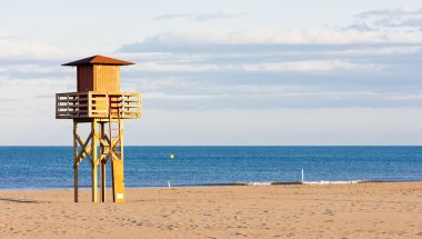 Cankurtaran kabin narbonne Plage, sahilde languedoc roussi