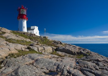 Lighthouse, Lindesnes, Norway clipart