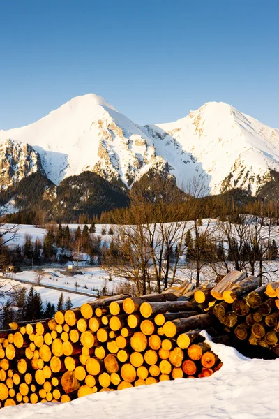 Belianske Tatry (Belianske Tatras) in winter, Slovakia — Stock Photo, Image