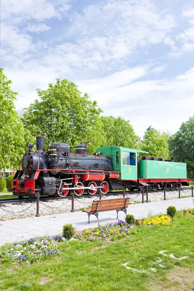 Steam lokomotywa, kostolac, serbia — Zdjęcie stockowe