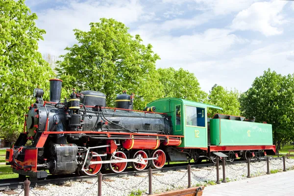 Locomotiva a vapore, Kostolac, Serbia — Foto Stock