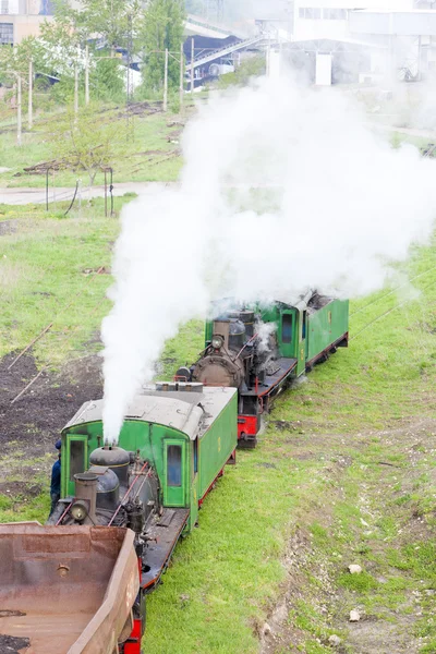 Steam pociągów towarowych, kostolac, serbia — Zdjęcie stockowe